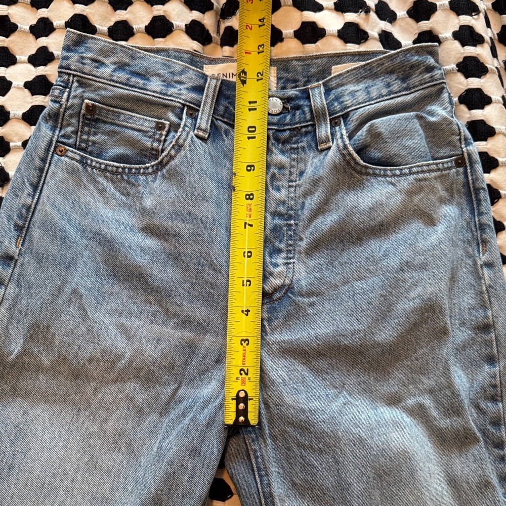 Denim Forum Joni High Rise Loose 29L inseam 28”| Aritzia | US 24 | 100%Cotton - Picture 11 of 16